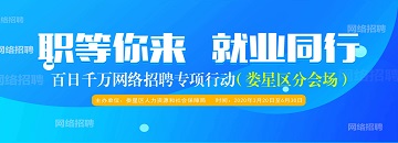 “百日千萬網絡招聘專項行動”——婁星區(qū)分會場第一場活動于4月